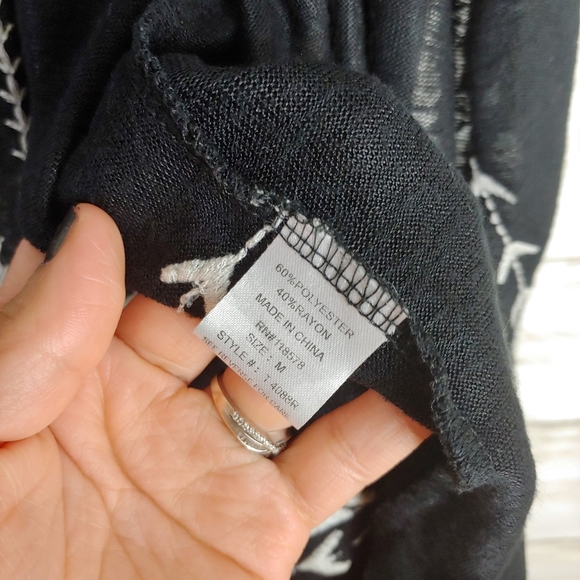 Haute Project Black Embroidered Open Cardigan - Picture 5 of 6